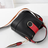 Women's Bucket Bags Shoulder Bag Pu Leather Messenger Totes Ladies Handbags