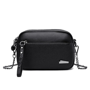 Women Leather Handbags Chain Small Bags Messenger Bags Shoulder Bags