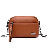 Women Leather Handbags Chain Small Bags Messenger Bags Shoulder Bags