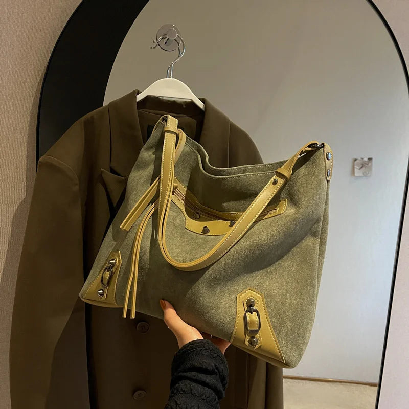 Women's Vintage Handbags Retro Large Tote Bags Shoulder Messenger