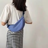 Nylon Sling Bag Crossbody for Women Casual Messenger Bag