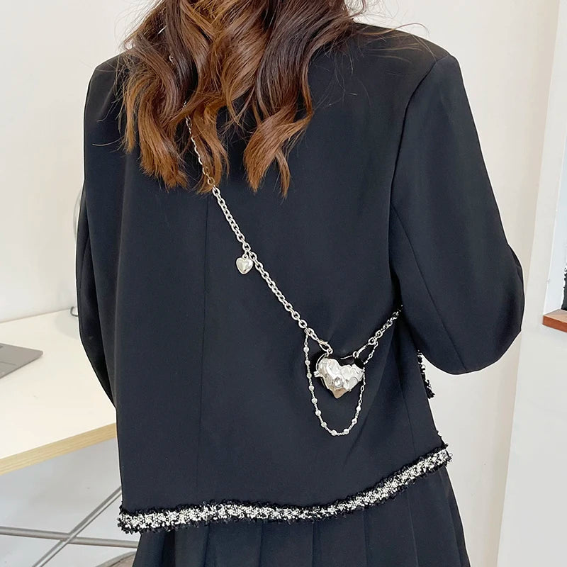 Heart Chains Crossbody Bag Party - Ornament Handbags For Women