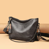 Shoulder Bag for Women Chain High Capacity Handbag Travel Hand Bag