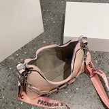 PU Leather Chain Handbags Small Shoulder Messenger Bag for Women