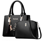 Women's Hand Bags Set - 2 Pieces Purse Handbags