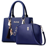 Women's Hand Bags Set - 2 Pieces Purse Handbags