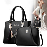 Women's Hand Bags Set - 2 Pieces Purse Handbags