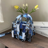 Retro Casual Shoulder Bag Women's Tote Handbag Chain Ladies Handbag