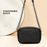 Rivet Shoulder Bags Chain Crossbody Bags Small Punk Messenger Female Bag