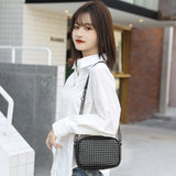 Rivet Shoulder Bags Chain Crossbody Bags Small Punk Messenger Female Bag