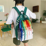 Graffiti Backpack Women Bagpack Big Capacity Shoulder Bag
