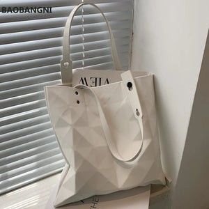 Women's Big Shoulder Bag Shopper PU Leather Handbags