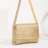 Sequin Dinner Bag Banquet Meeting Shoulder Metal Messenger Evening Bag