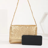 Sequin Dinner Bag Banquet Meeting Shoulder Metal Messenger Evening Bag
