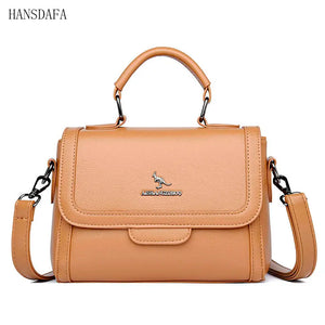 Small Square Bag High Leather Women Shoulder Crossbody Bags