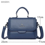 Small Square Bag High Leather Women Shoulder Crossbody Bags