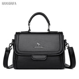 Small Square Bag High Leather Women Shoulder Crossbody Bags