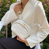 Crossbody Bag Heart-shaped Thread Shoulder Handbag Tote Bag