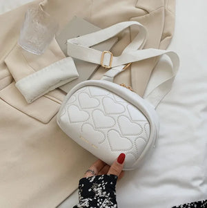 Crossbody Bag Heart-shaped Thread Shoulder Handbag Tote Bag