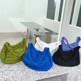 Soft Padded Women Shoulder Bags Quilted Shopper Tote Hobos Purses and Handbags