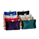 Thick Leather Shoulder Bags for Women Evening Clutches Solid Chain Handbag
