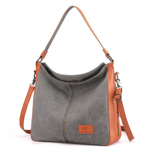 Canvas Tote Bags for Women Large Capacity Casual Handbags Retro Beach Travel