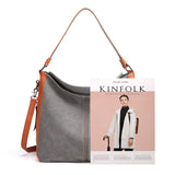 Canvas Tote Bags for Women Large Capacity Casual Handbags Retro Beach Travel