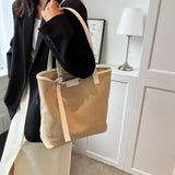 Large Capacity Top Handle Women's Bag Pu Leather Ladies Handbags