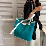 Large Capacity Top Handle Women's Bag Pu Leather Ladies Handbags