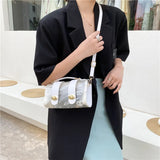 Transparent PVC Messenger Bag for Summer