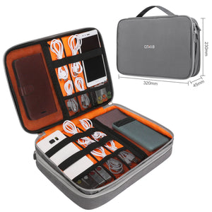 Weekend Bag for 11.6" Laptop & Tablet, Cable Bag Carry Pouch