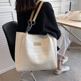 Large Leather Tote Bag for Women - Versatile Shoulder Handbag