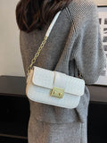 Women's Small Shoulder Bag in PU Leather