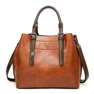 Vintage Stone Pattern Shoulder Bag Ladies Tote Bag