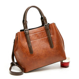 Vintage Stone Pattern Shoulder Bag Ladies Tote Bag