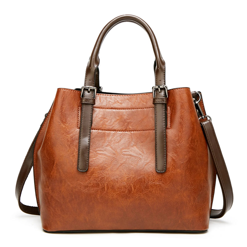 Vintage Stone Pattern Shoulder Bag Ladies Tote Bag