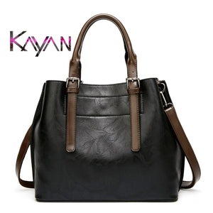 Vintage Stone Pattern Shoulder Bag Ladies Tote Bag