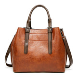 Vintage Stone Pattern Shoulder Bag Ladies Tote Bag