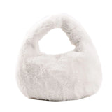 Winter Plush Handbags Tote Bag Ladies Casual Hobos Bags