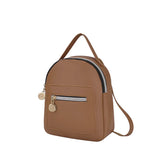 Women Soft Leather Mini Backpack Small Shoulder Bag Satchel