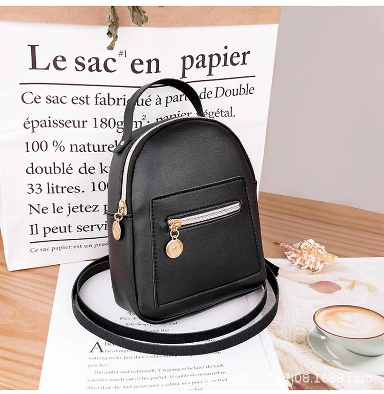 Mini Soft Touch Leather Women Backpack