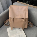 Women's PU Leather Travel Backpack for Teenage Girls