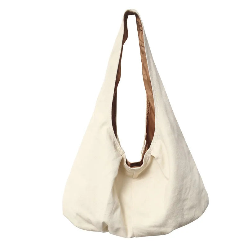 Canvas Tote Bag Large Capacity Crossbody Shoulder Bag for Women