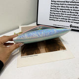 Women Envelop Clutch Handbag Purse PU Leather Chain Shoulder Crossbody Bag