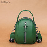 Women Leather Handbags High Cowhide Shoulder Bags Female Messenger Tote