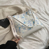 Women Hand Bag High Pu Leather Shoulder Bag Embroidery Floral Bohemia Ethnic