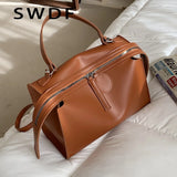Women Handbag Lady Shoulder Bag Large Capacity PU Leather Messenger Totes