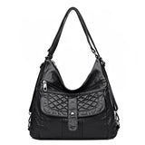 Women Leather Handbag Soft Large Capacity Crossbody Tote Bags High Multifunction