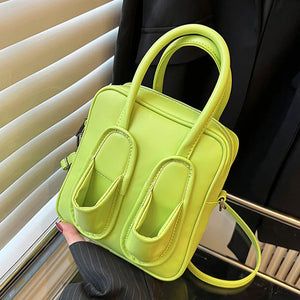 Women Lovely Slippers Messenger Bags INS Style Candy Colors Handbags