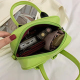 Women Lovely Slippers Messenger Bags INS Style Candy Colors Handbags